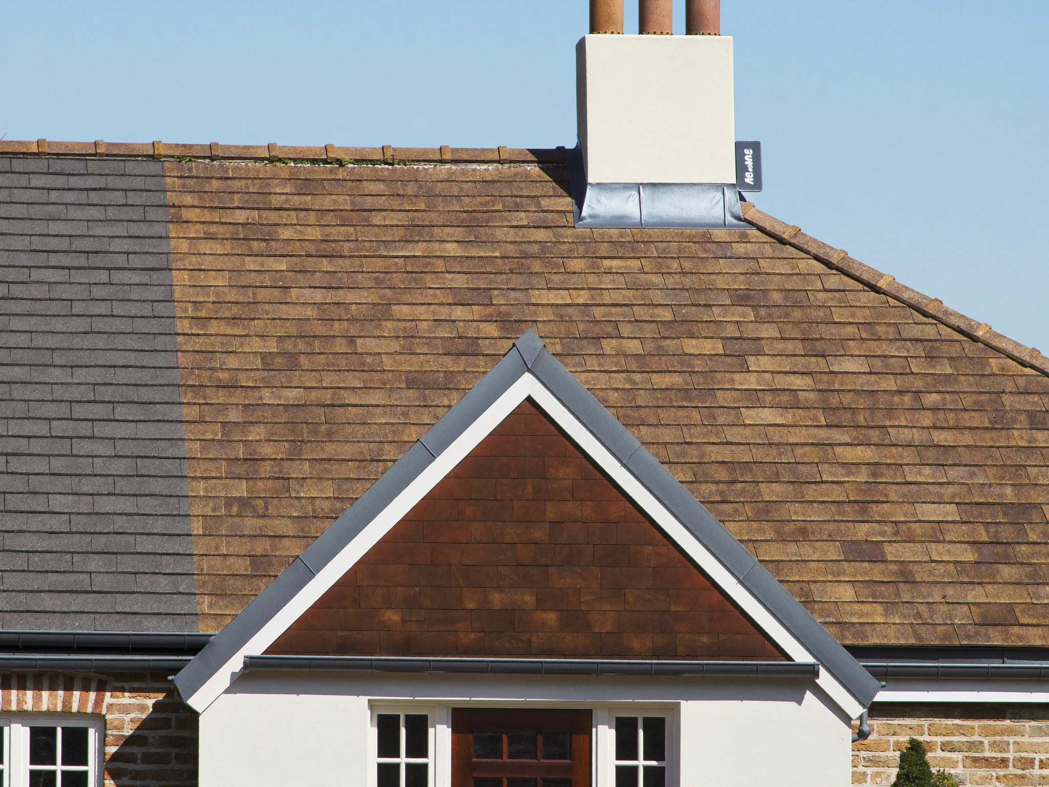 Completed roofing project in Bristol