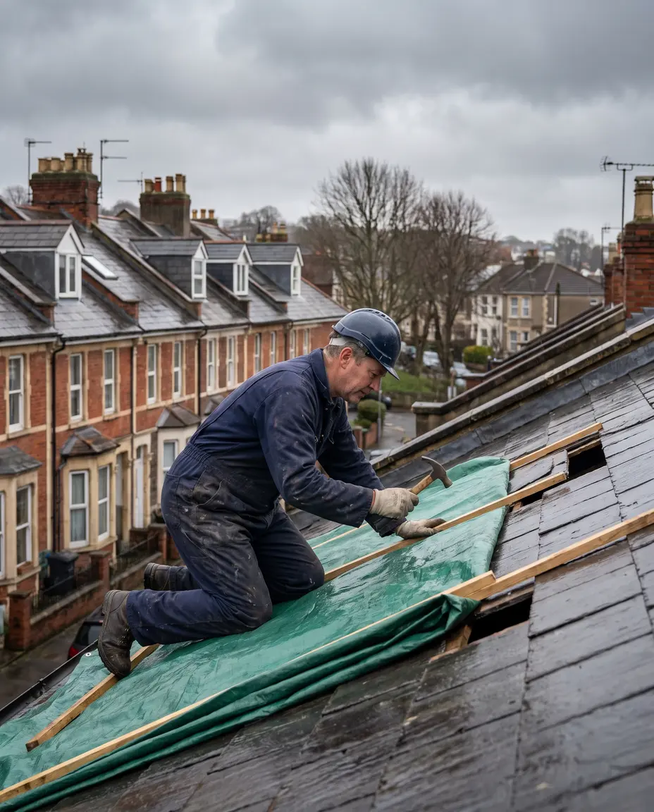 Emergency roof repair in Redland, Bristol